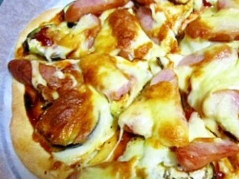 ピザトッピング なす ウインナー レシピ 作り方 By Ggggggon 楽天レシピ